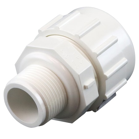 Apollo 1 in. x 1 in. PVC Compression x Male Repair Adapter PVCCOMPMA1